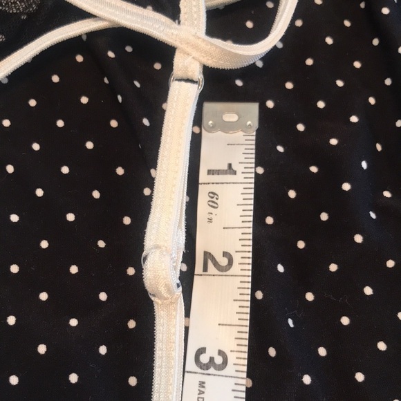 Vintage California Dynasty Polka Dot Lace Nightie Size Med - Picture 9 of 10